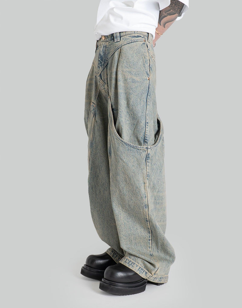 NAMESAKE - BILLIE BIBS DENIM PANTS - 082plus