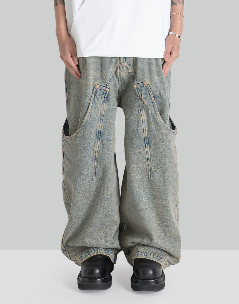 NAMESAKE - BILLIE BIBS DENIM PANTS - 082plus