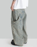 BILLIE BIBS DENIM PANTS - 082plus