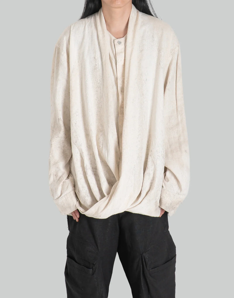 JiyongKim - BIO DRAPED SHIRT - 082plus