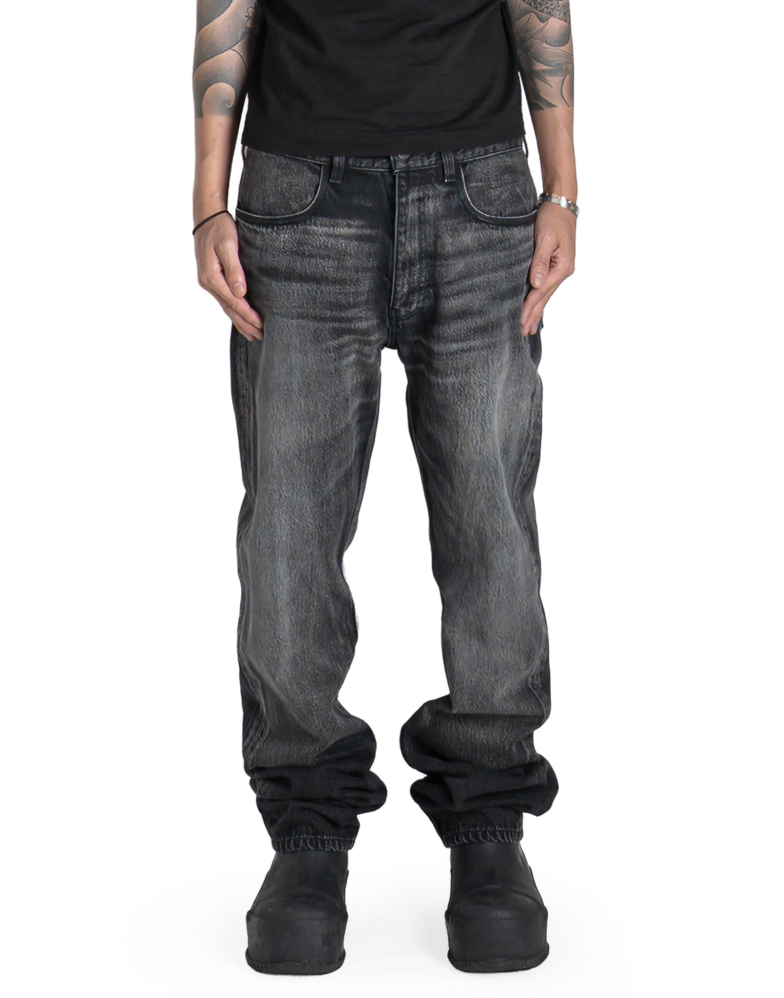 Matthew M. Williams - BLACK WASHED STRAIGHT JEAN - 082plus