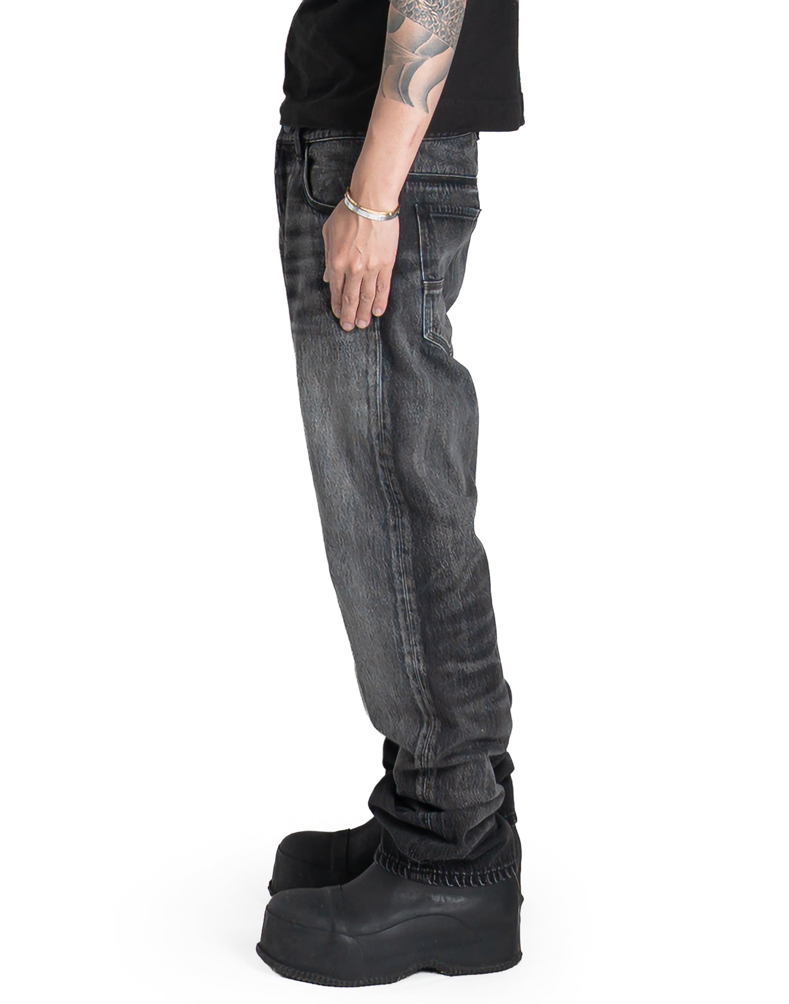 Matthew M. Williams - BLACK WASHED STRAIGHT JEAN - 082plus