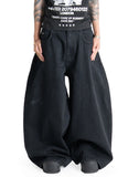 LU'UDAN - BLACKLISTED DOUBLE DOWN DENIM JEANS - 082plus