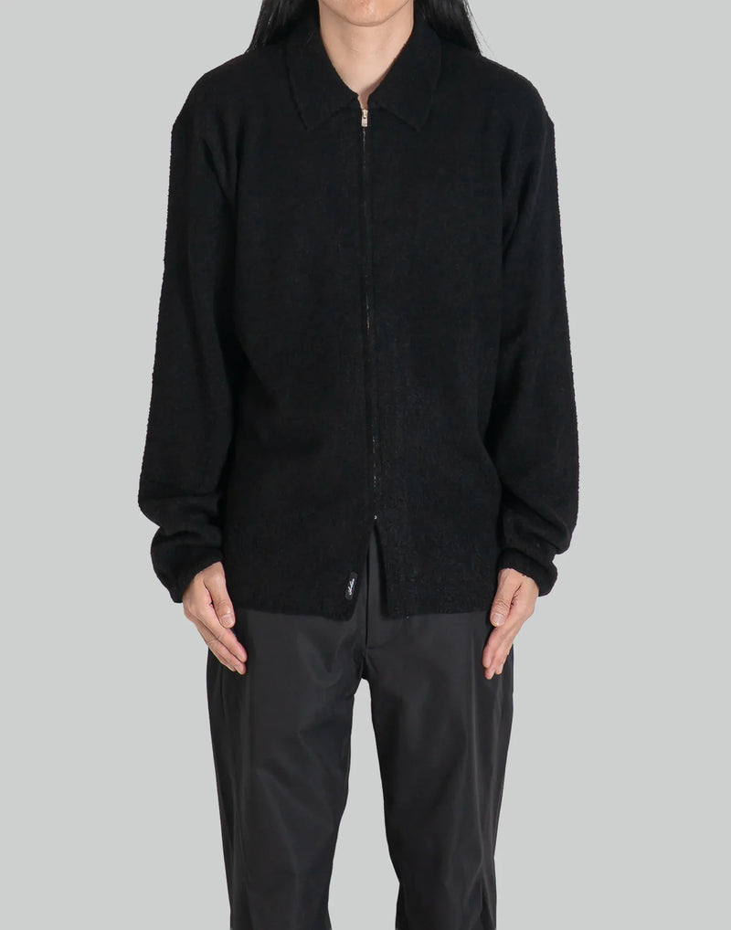 POST ARCHIVE FACTION - BOUCLE ZIP SHIRT (ARCHIVE) - 082plus
