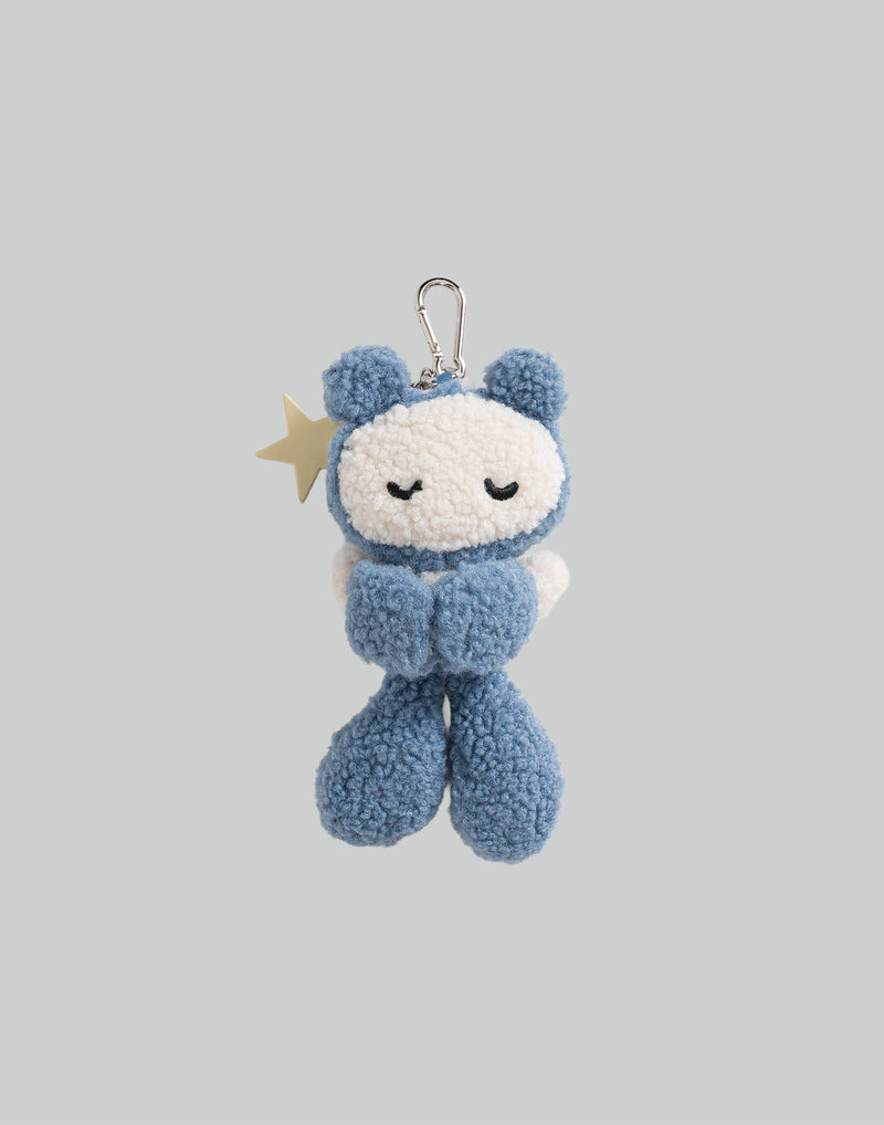 BUMPY ANGEL TEDDY PLUSH KEYCHAIN