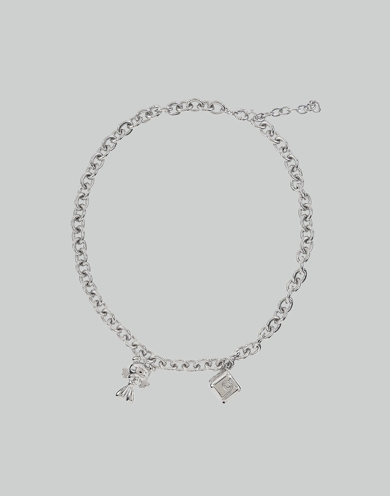 BUMPY DICE TEDDY NECKLACE