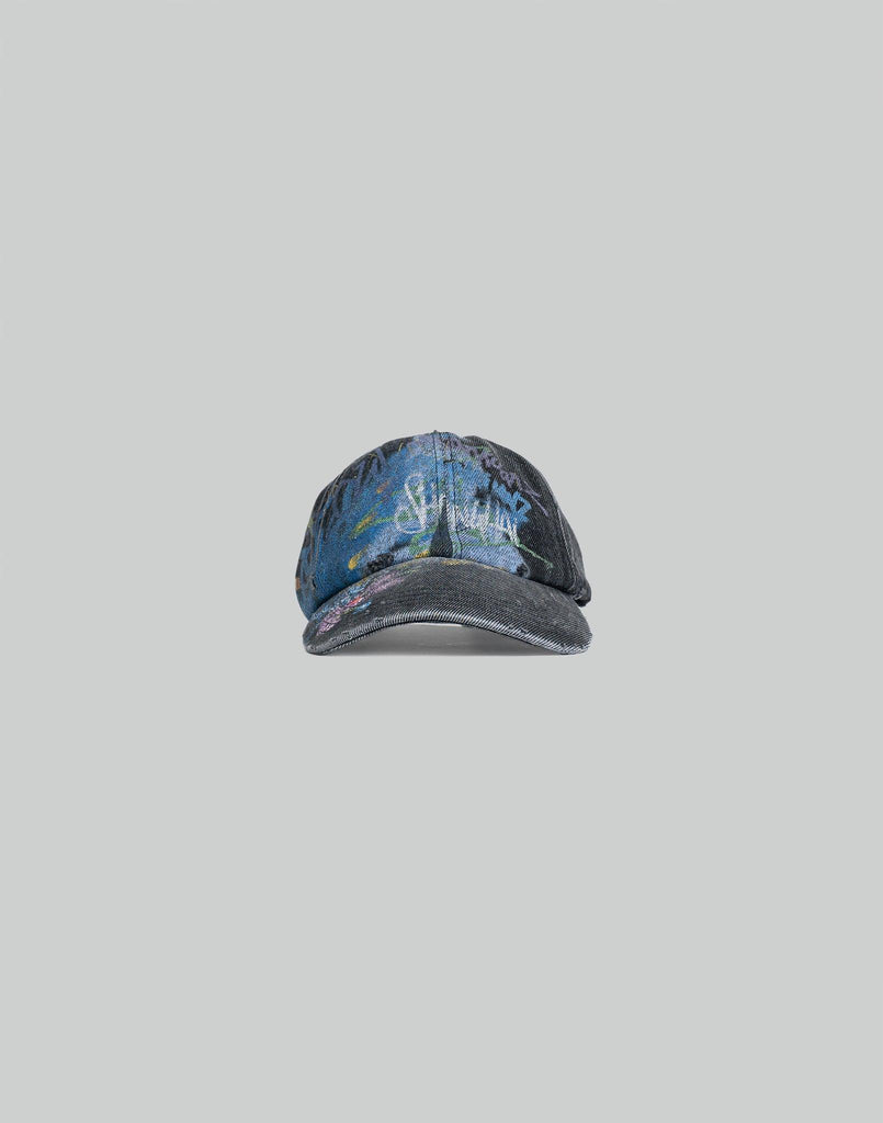 帽子 SANKUANZ PRINT DENIM BASEBALL CAP SANKUANZ BUMPY GRAFFITI PRINT DENIM BASEBALL CAP – 082plus
