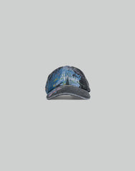 SANKUANZ BUMPY GRAFFITI PRINT DENIM BASEBALL CAP – 082plus