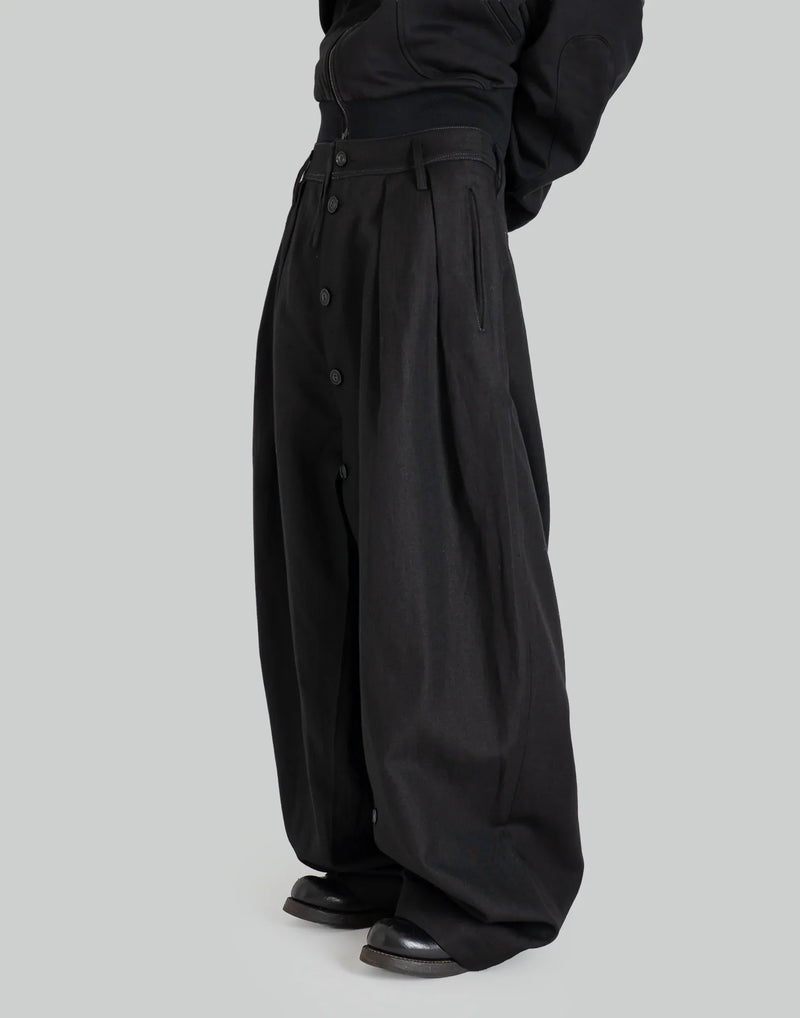 professor.E - Button Draft Pants - 082plus