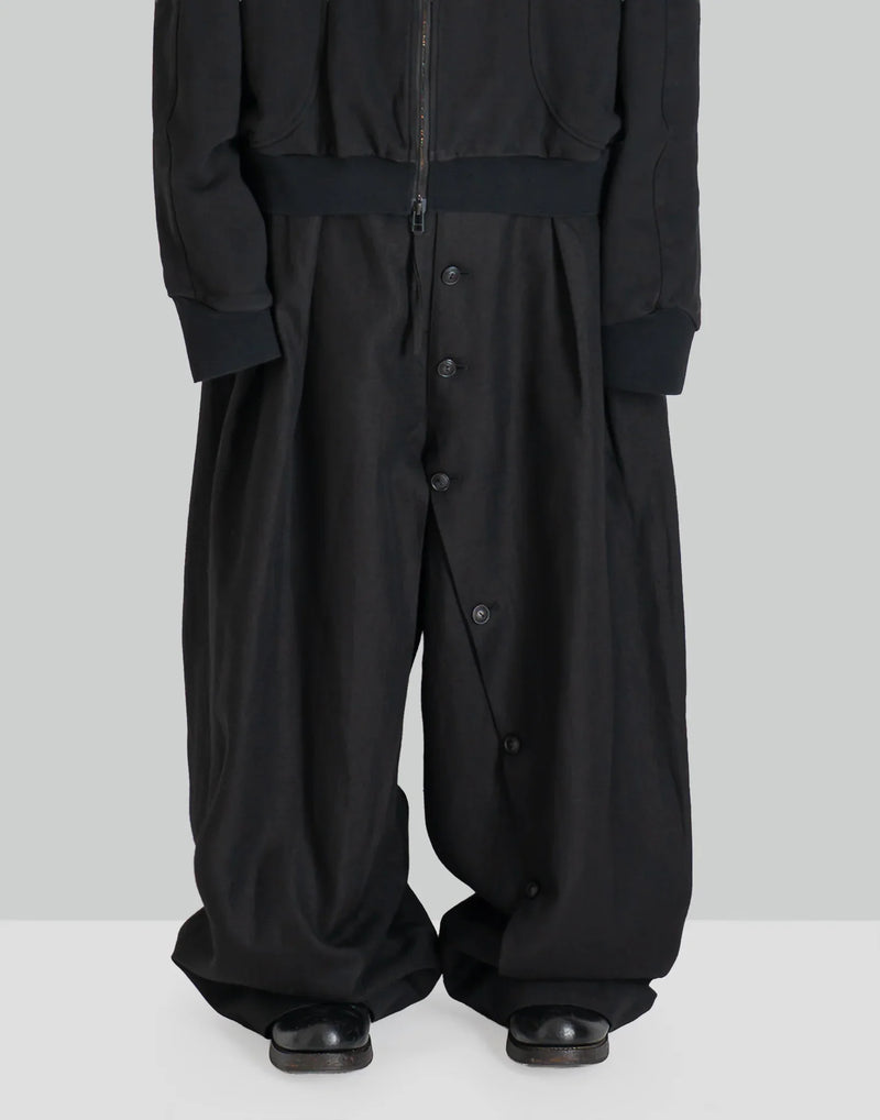 professor.E - Button Draft Pants - 082plus