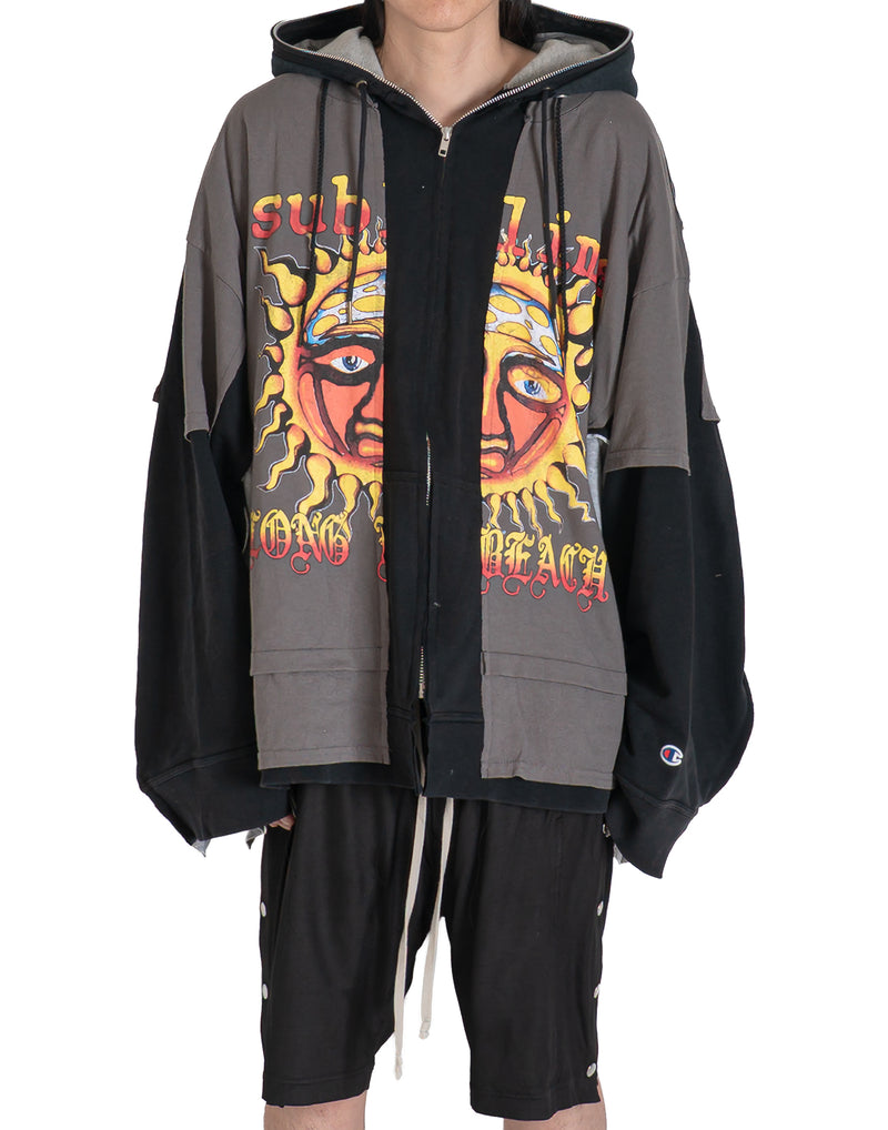 DISCOVERED - Band Tee Sweat Hoodie - 082plus