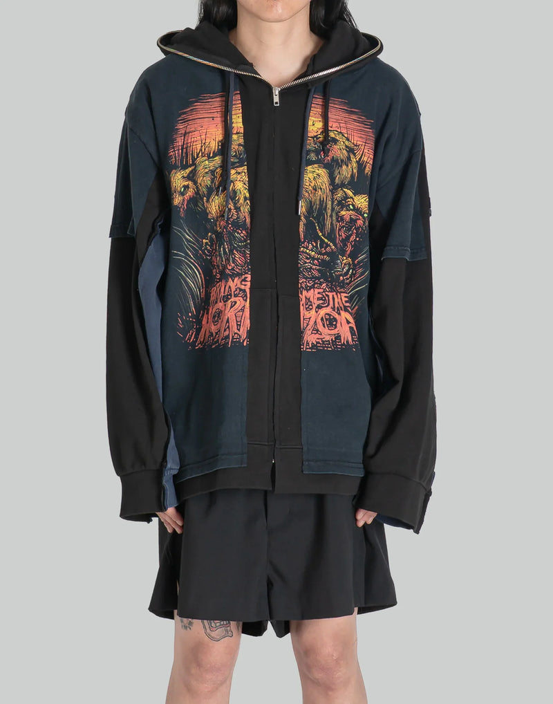 DISCOVERED - Band Tee Sweat Hoodie - 082plus