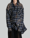 Juun.J [Runway] Brushed Check Sleeve Tie Shirts - 082plus