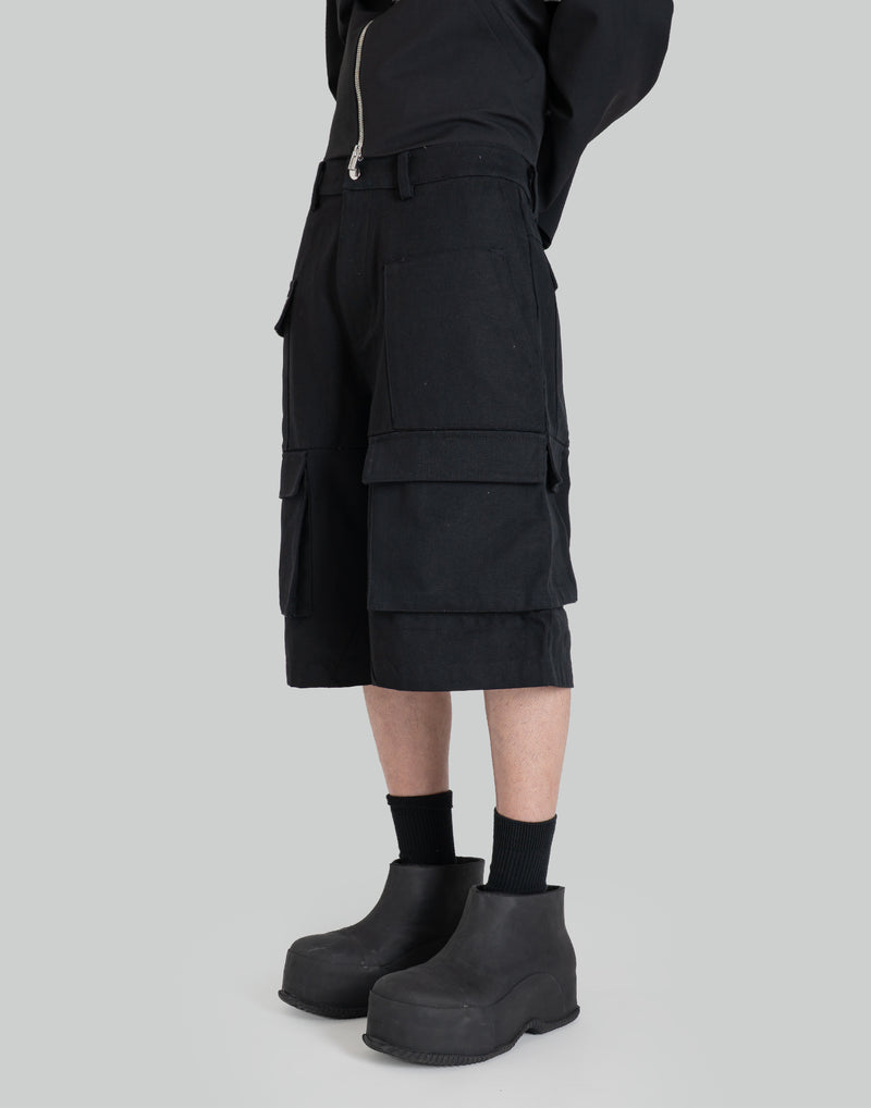 HELIOT EMIL - CELLULAE CARGO SHORTS - 082plus
