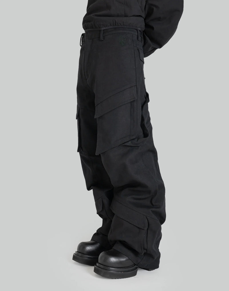 HELIOT EMIL - CELLULAE CARGO TROUSERS - 082plus