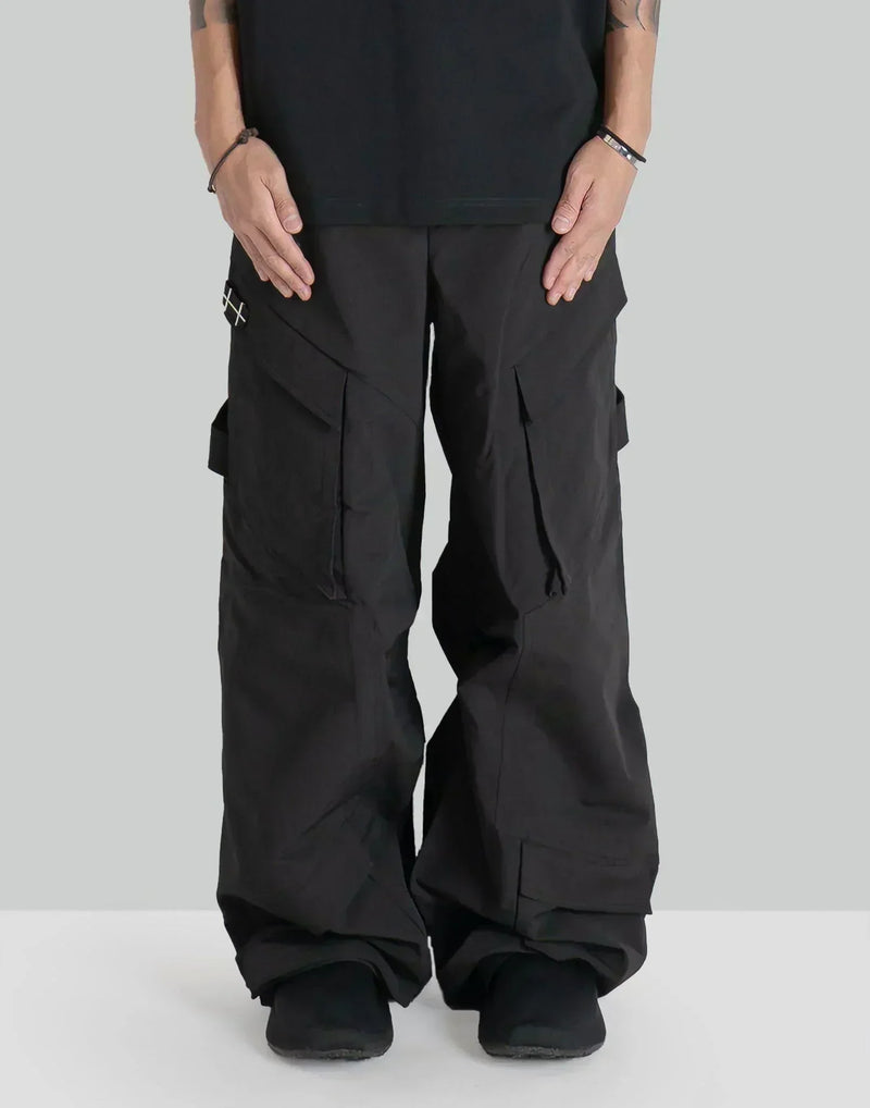 HELIOT EMIL - CELLULAE CARGO TROUSERS - 082plus