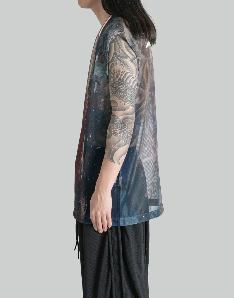 NAMESAKE - CHAUNCEY GRID MESH TANK - 082plus