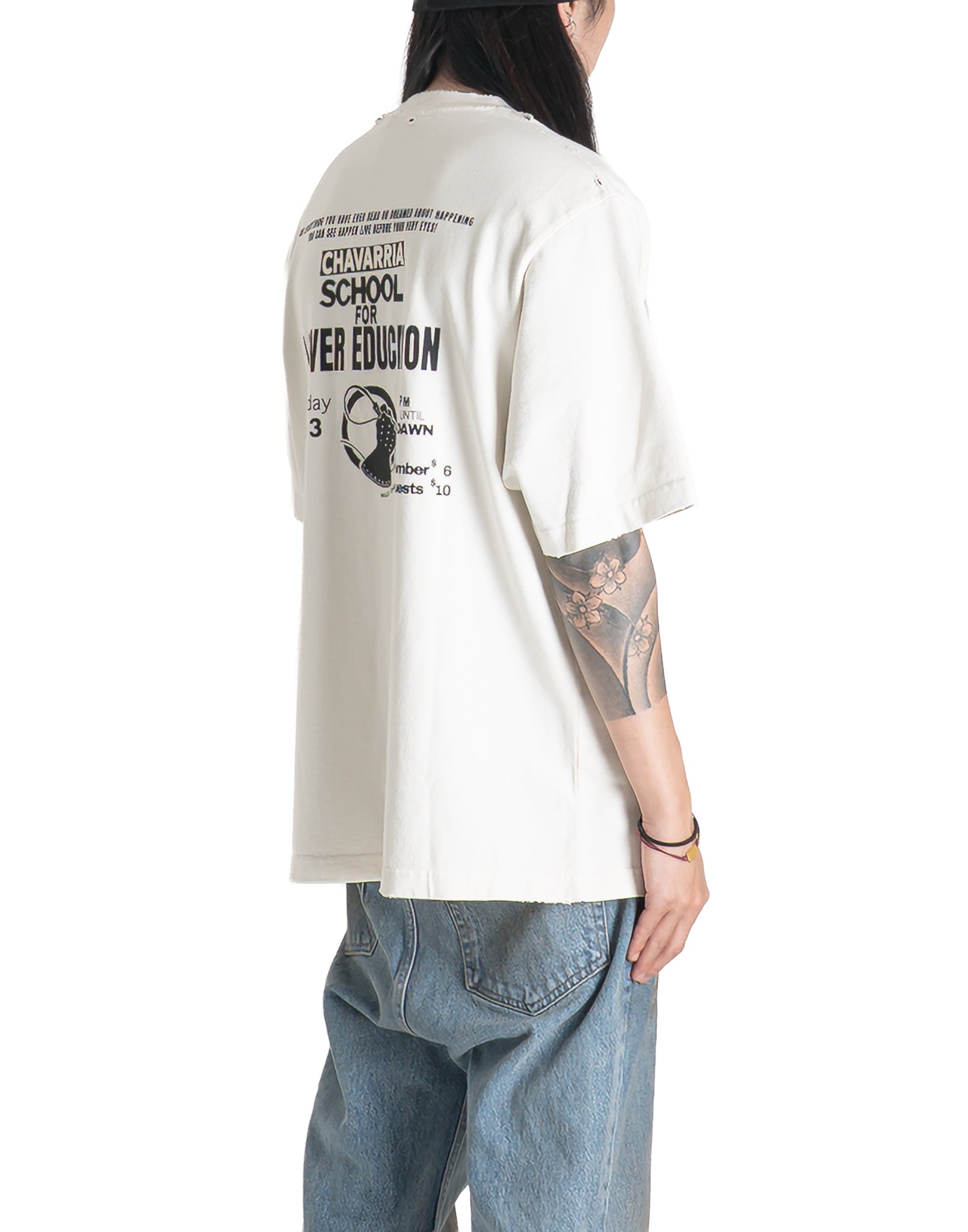 Willy Chavarria - CHAVARRIA LOWER EDUCATION STANDARD TEE - 082plus