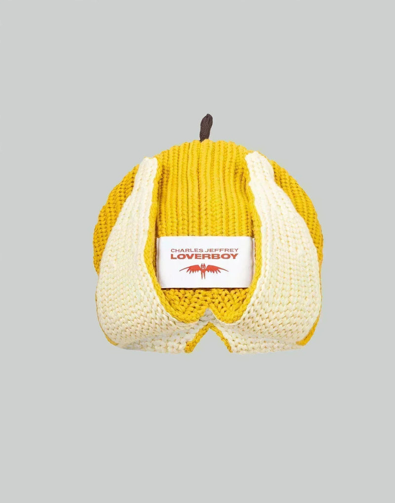 Charles Jeffrey LOVERBOY - CHUNKY BANANA BEANIE - 082plus