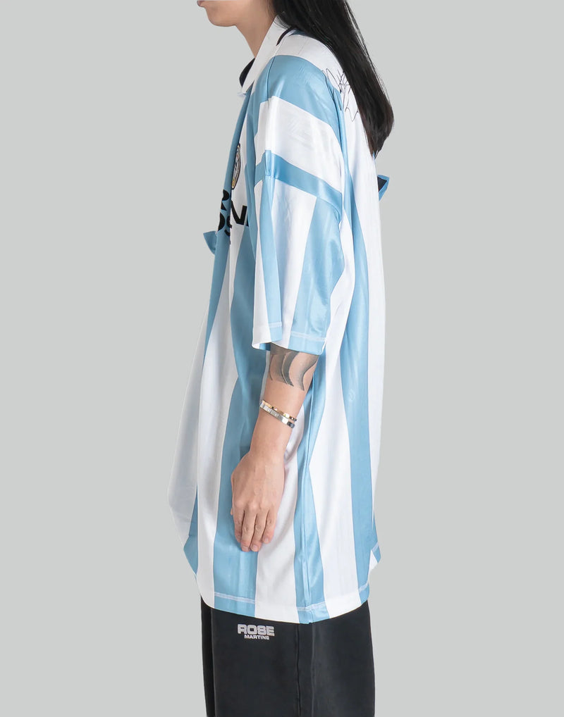Martine Rose - COLLAGE FOOTBALL TOP - 082plus