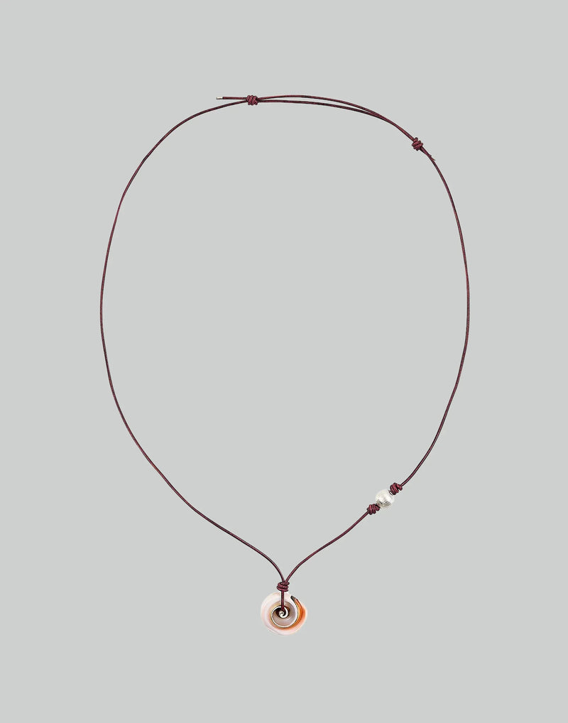 SANKUANZ - CONCH KNOTTED NECKLACE - 082plus