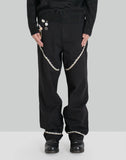 CORSET-TRIMMED CHINO PANTS - 082plus