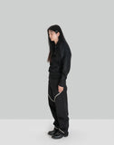 CORSET-TRIMMED CHINO PANTS - 082plus