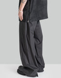 COTTON PLEATED PANTS