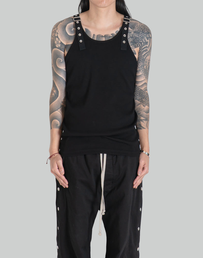 COTTON RIB STRAP TANK-TOP