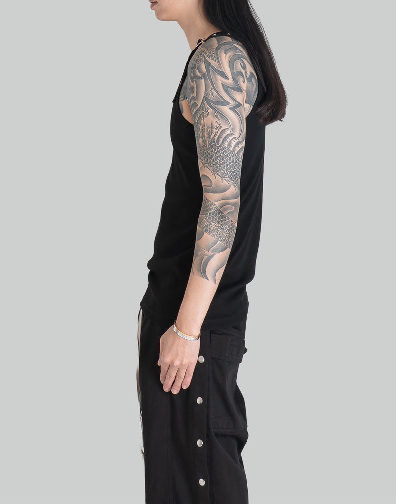 COTTON RIB STRAP TANK-TOP