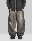CRASH DENIM PANT
