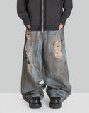 CRASH DENIM PANT