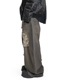 DISCOVERED - CRASH DENIM PANTS - 082plus