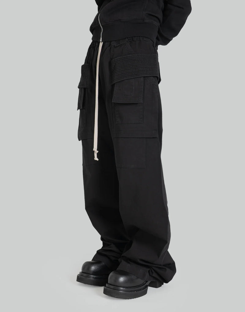 Rick Owens Drkshdw - CREATCH WIDE CARGO DRAWSTRING - 082plus