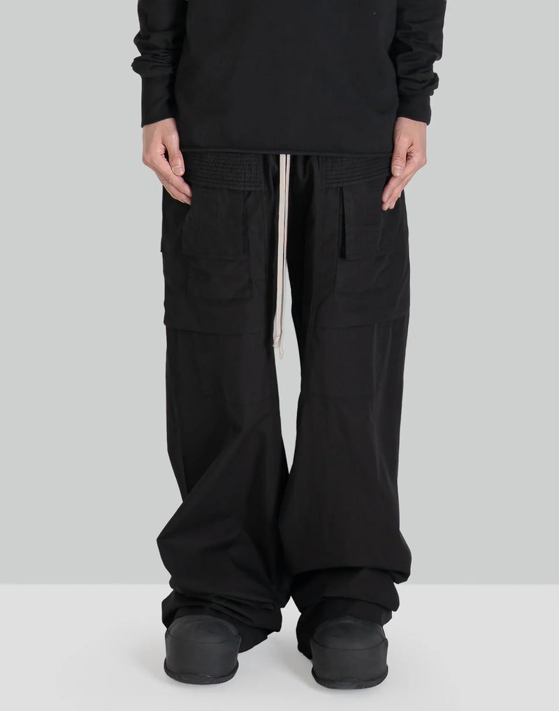 Rick Owens Drkshdw - CREATCH WIDE CARGO DRAWSTRING - 082plus