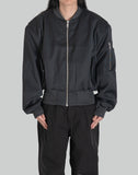 CROPPED BROAD BOMBER