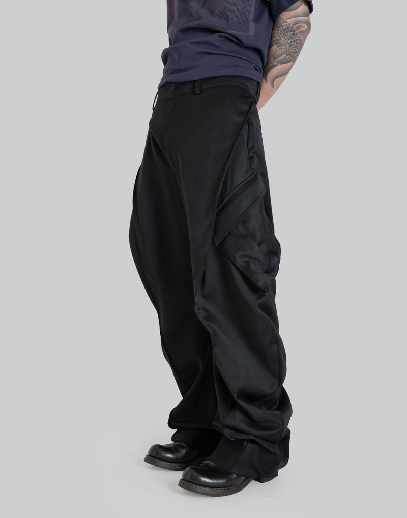 JiyongKim - CURVED MULTI POCKET TROUSERS - 082plus
