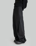 CURVED WIDE TROUSERS