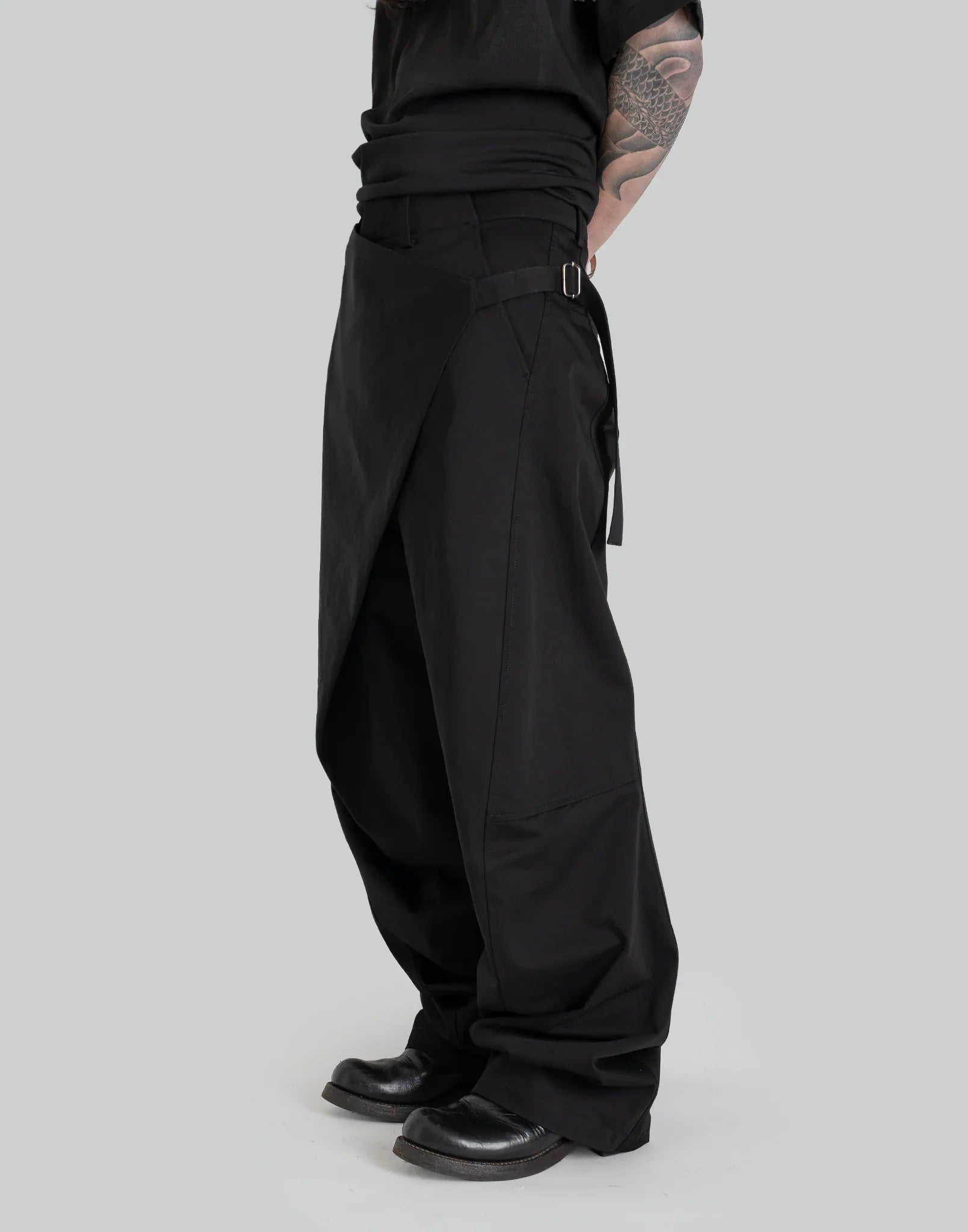 JiyongKim CURVED WRAP TROUSERS – 082plus