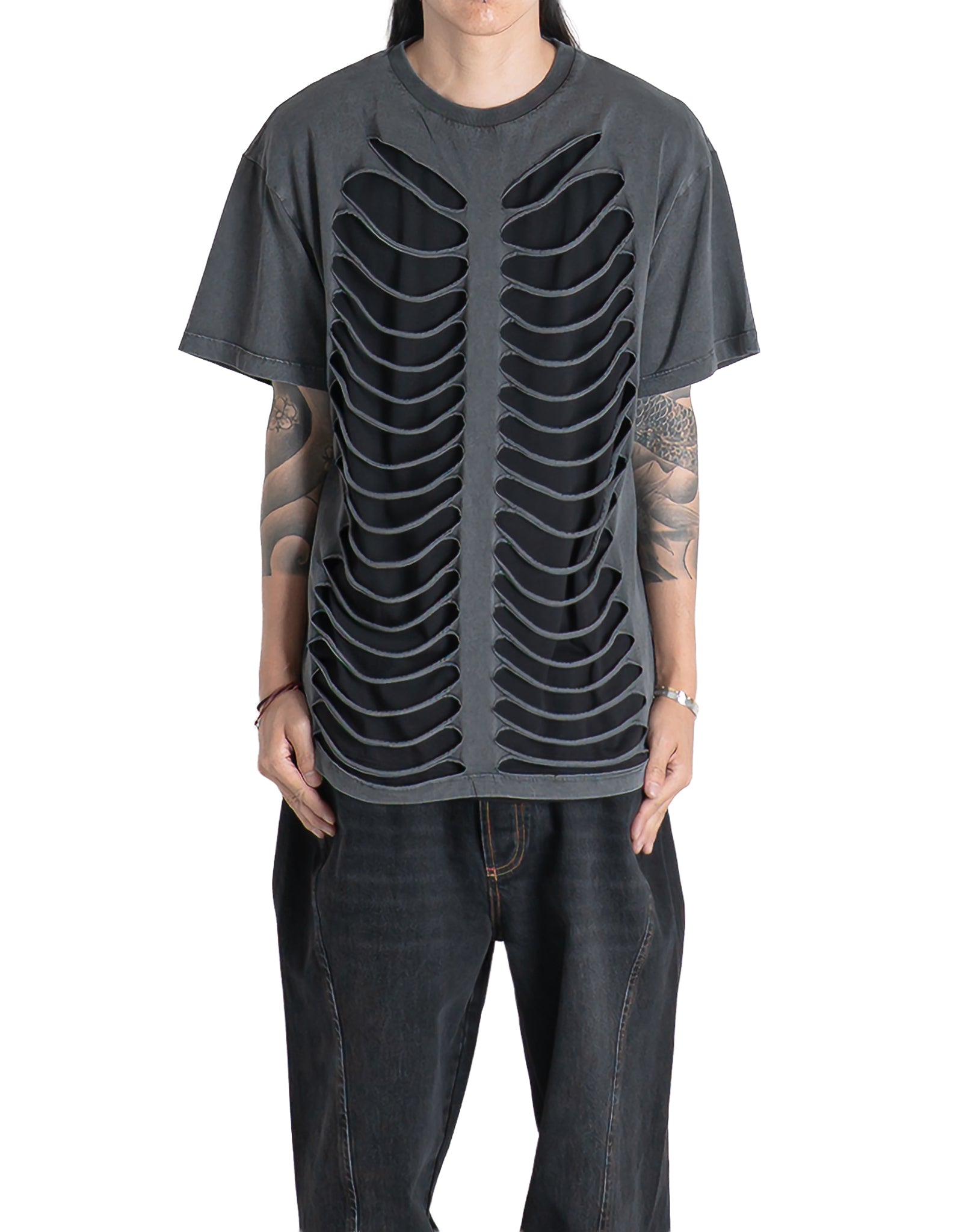 AVAVAV - CUT-OUT DOUBLE LAYER T-SHIRT - 082plus