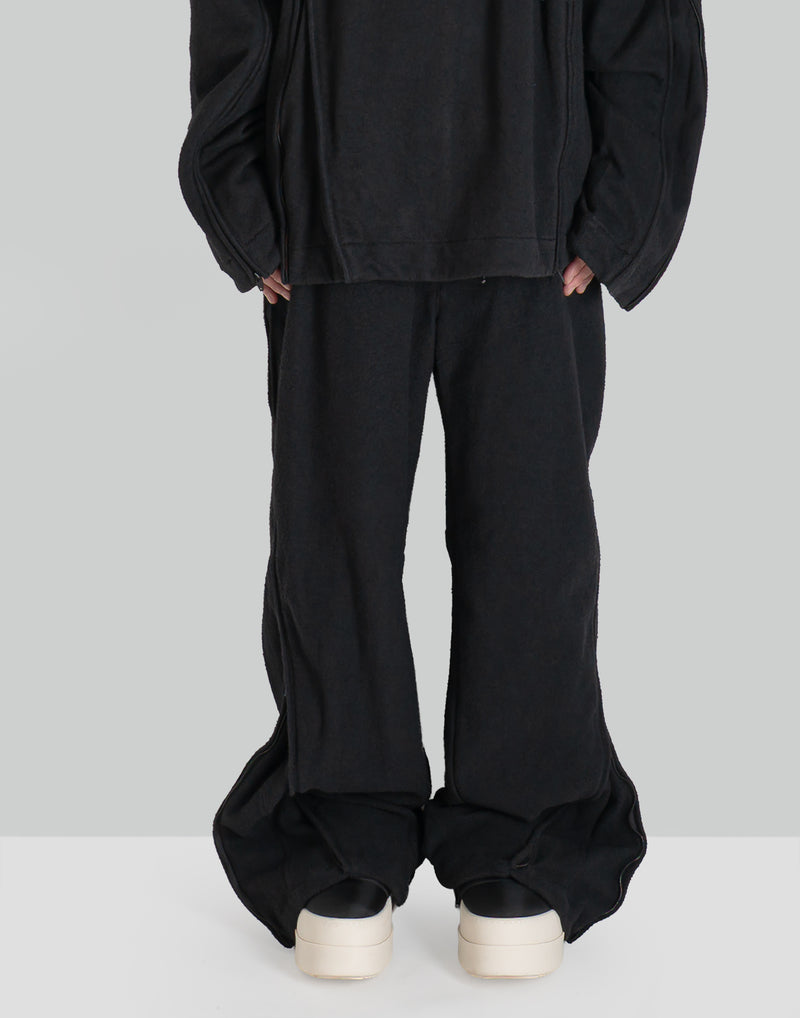 Cotton Side-Zip Pants