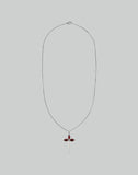 DAGGER ZIRCON THIN CHAIN NECKLACE