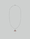 SANKUANZ - DAGGER ZIRCON THIN CHAIN NECKLACE - 082plus
