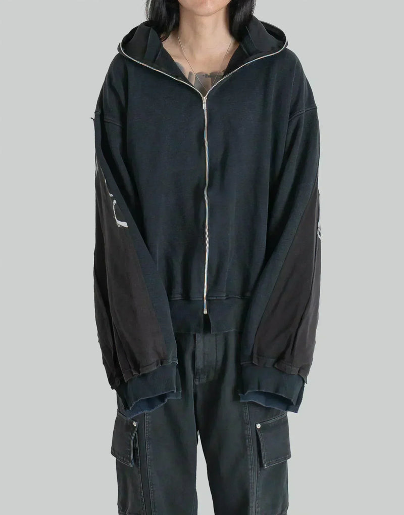 DISCOVERED - Band Tee Dolman Zip Hoodie - 082plus