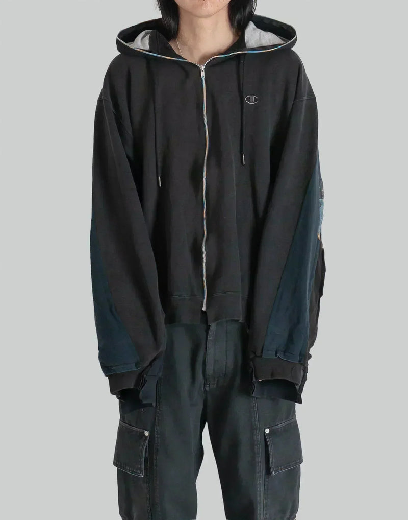 DISCOVERED - Band Tee Dolman Zip Hoodie - 082plus