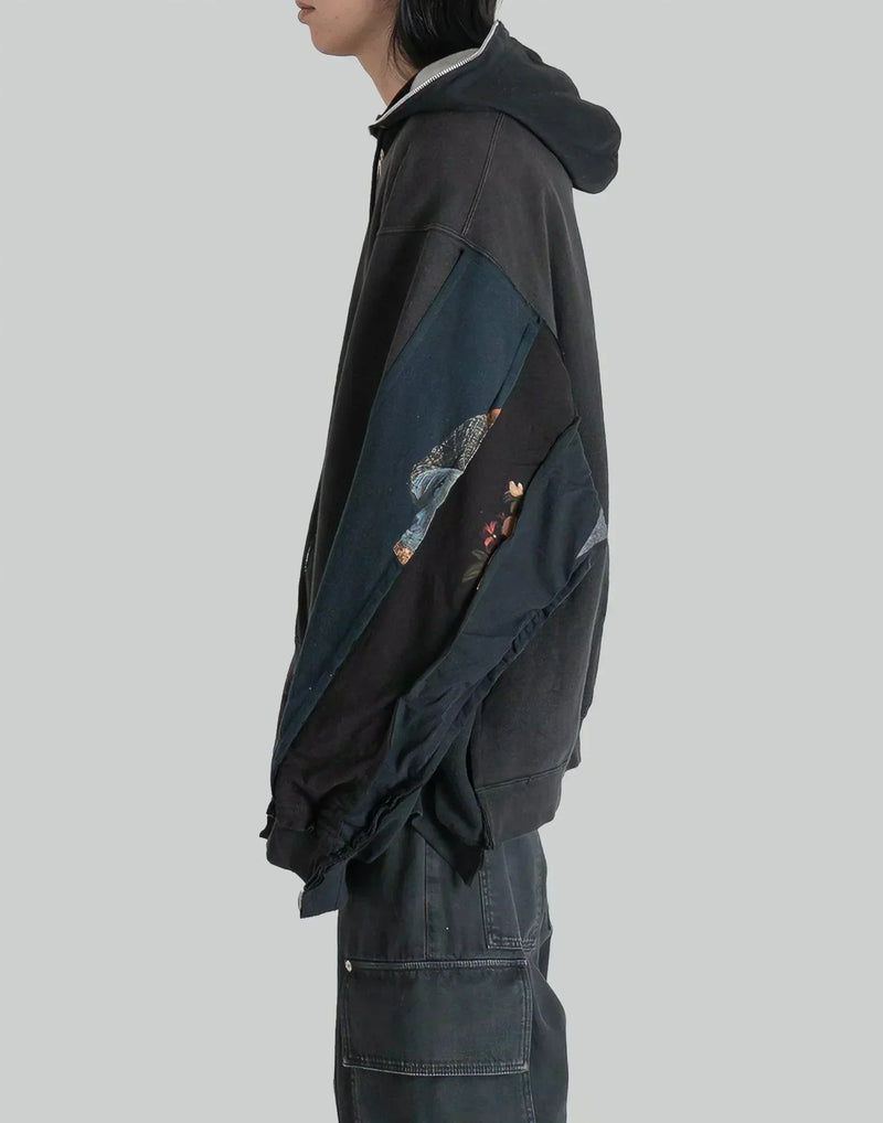 DISCOVERED - Band Tee Dolman Zip Hoodie - 082plus