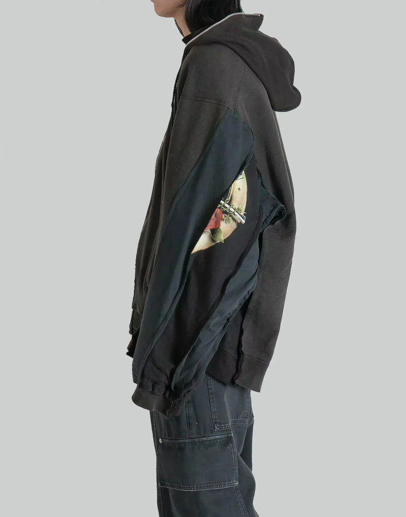 DISCOVERED - Band Tee Dolman Zip Hoodie - 082plus