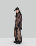 FENG CHEN WANG - LONG SLEEVE SHIRT IN DECAYED CHECK - 082plus