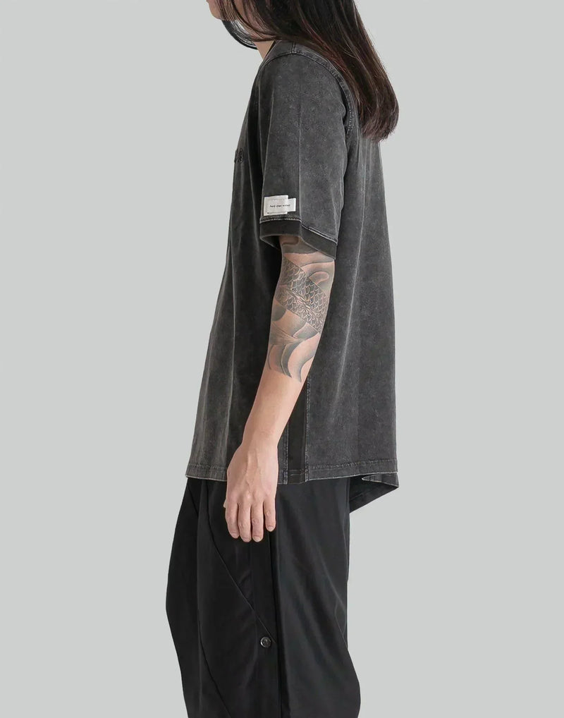 FENG CHEN WANG - DECONSTRUCTED DOUBLE COLLAR T-SHIRT - 082plus