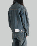 FENG CHEN WANG DENIM DECONSTRUCTION OVERSIZED JACKET - 082plus